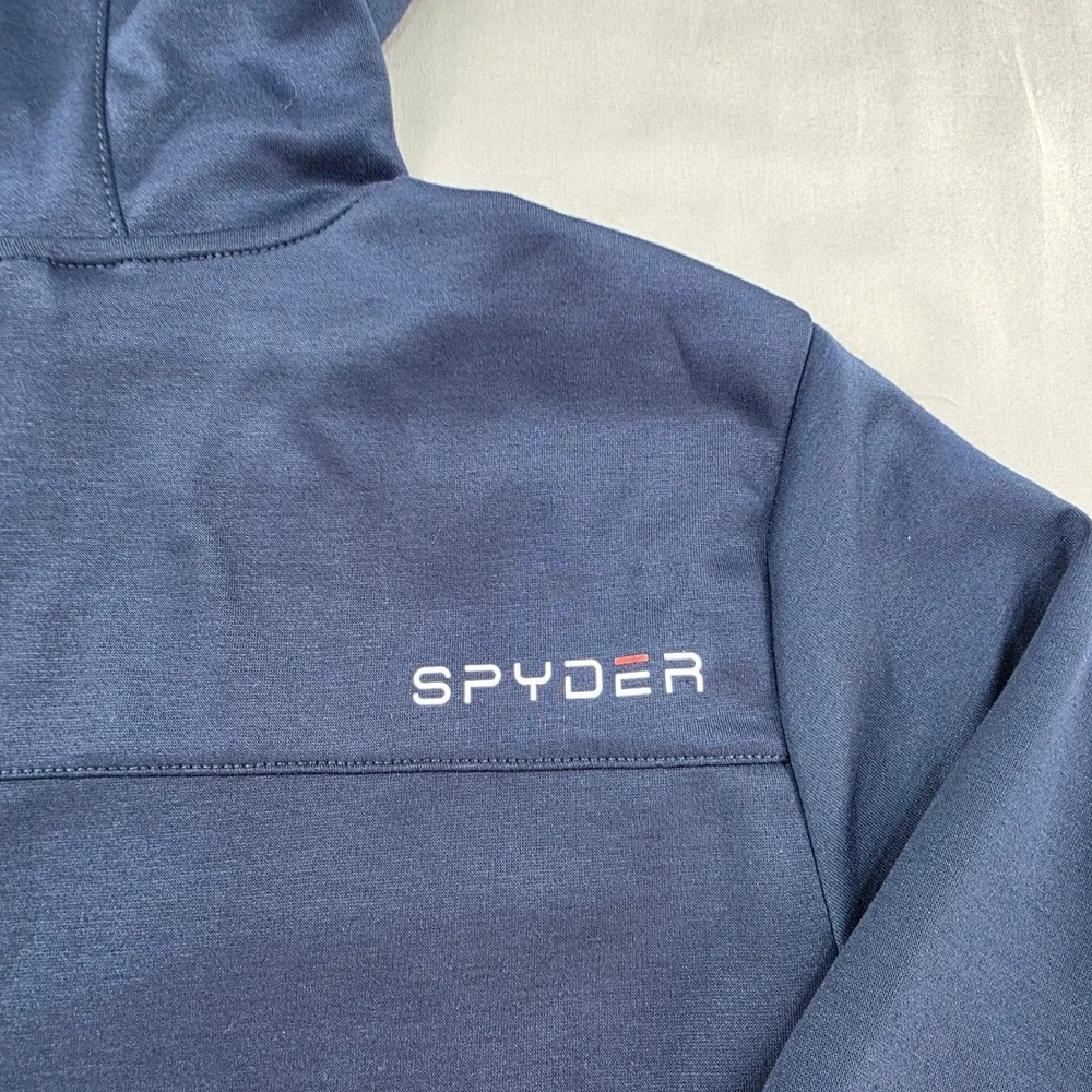 Spyder Active Full Zip Hoodie Jacket‎ Athletic Warm Up Layering Medium